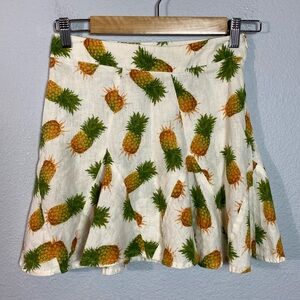 Farm Rio Pineapple Mini Skirt‎